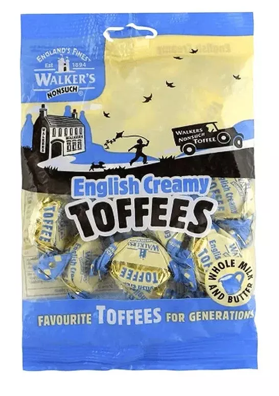 Walker's Nonsuch English Creamy Toffees (UK)