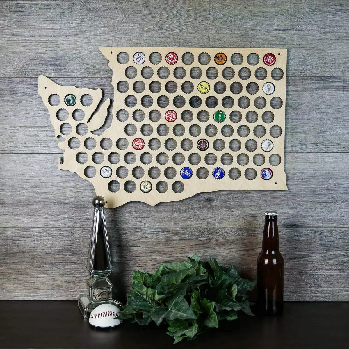 Washington Beer Cap Map