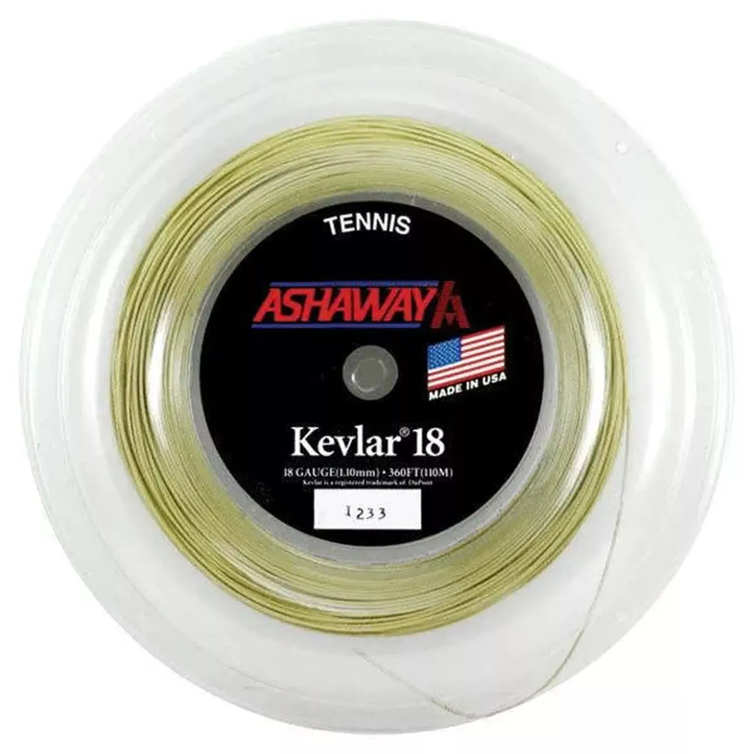 White - Kevlar 1.10/18G 360 Foot String Reel