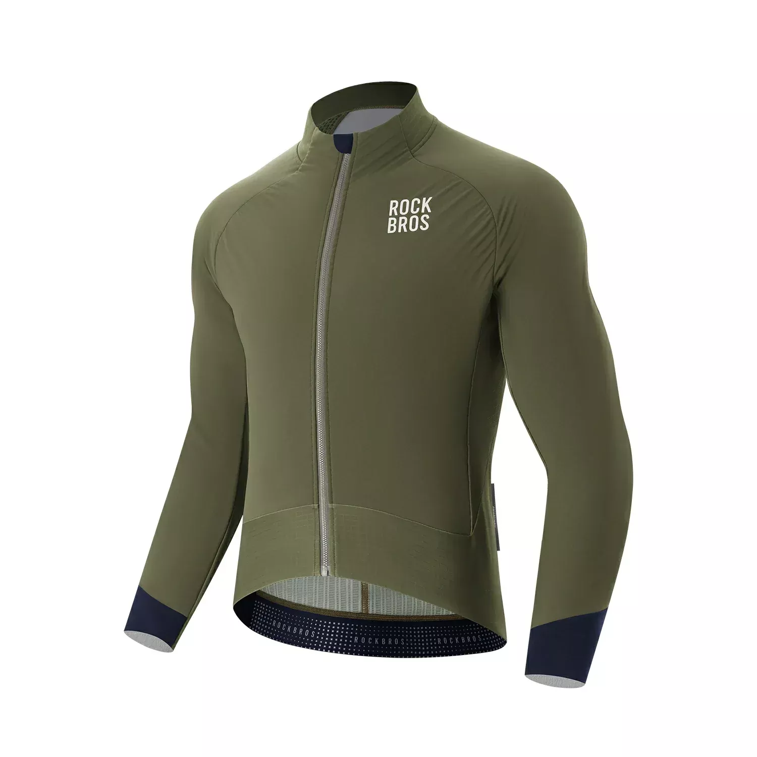 Winter Cycling Jacket Double-Layer Thermal Fleece
