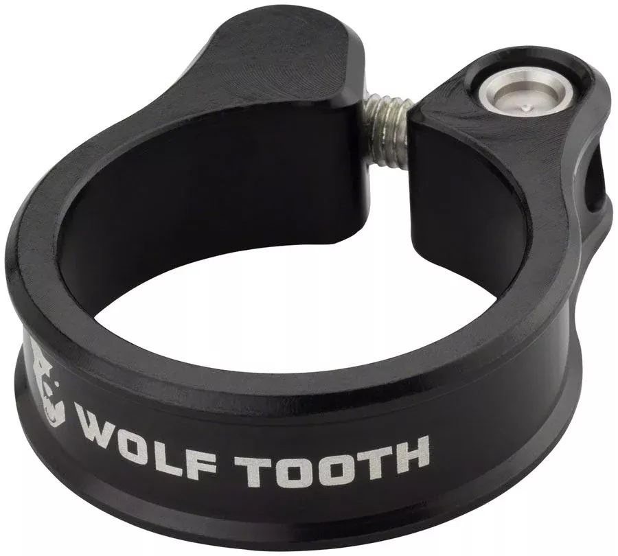 Wolf Tooth Seatpost Clamp - 29.8mm Bolt-On Black