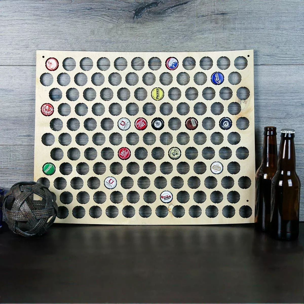 Wyoming Beer Cap Map