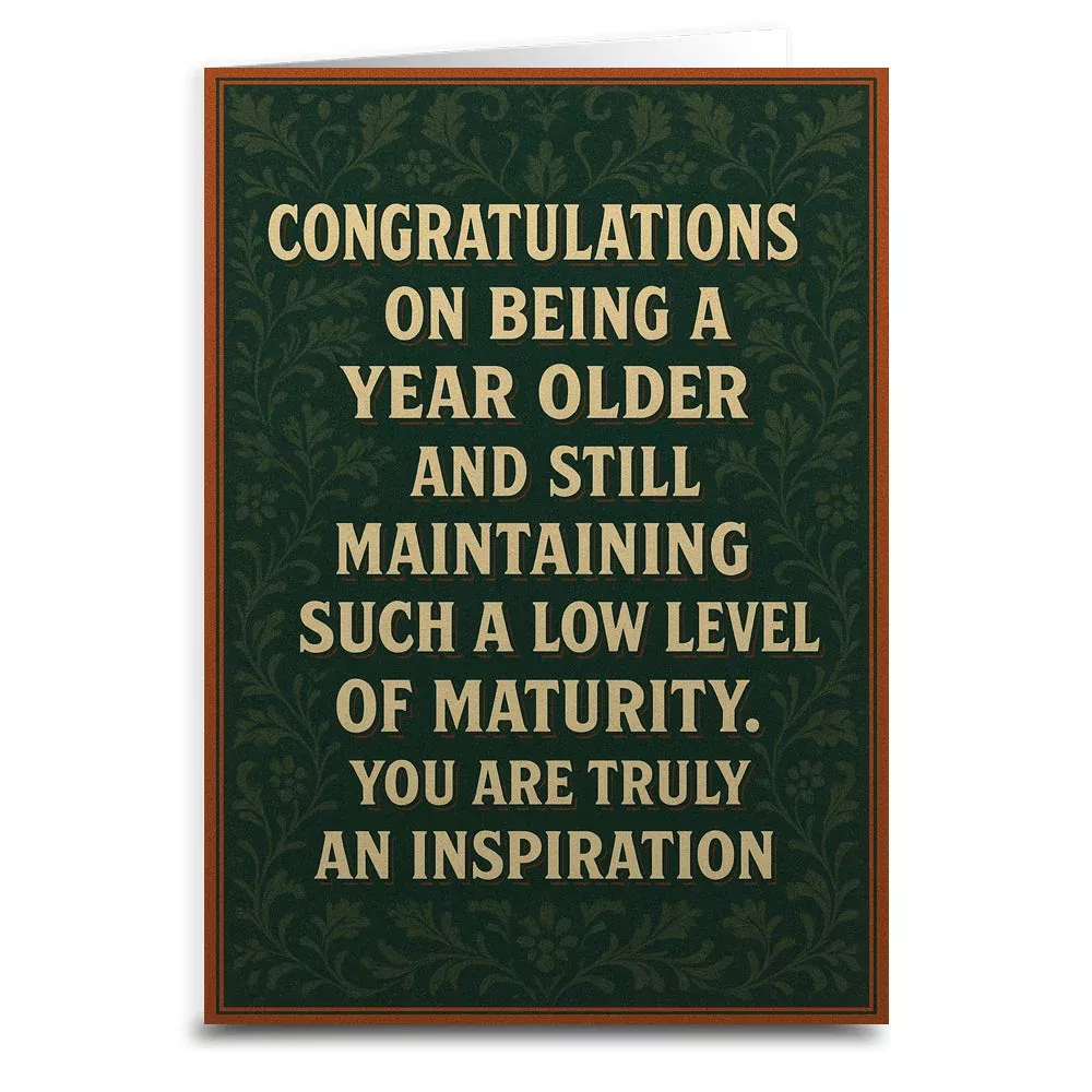 You Are Truly an Inspiration Greeting Card