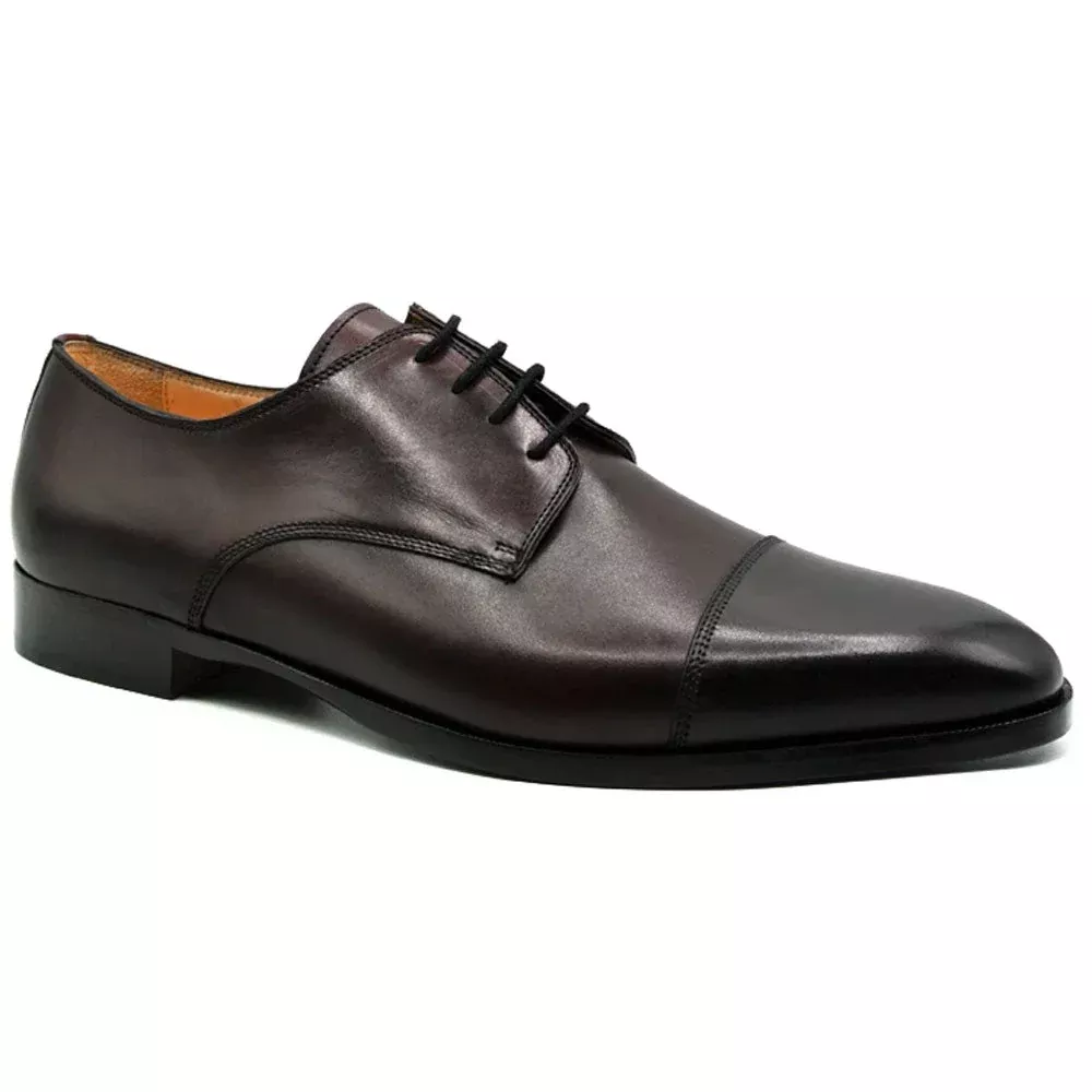 Zelli Enzo Cap Toe Shoes Black Cherry (25-533-BKC)