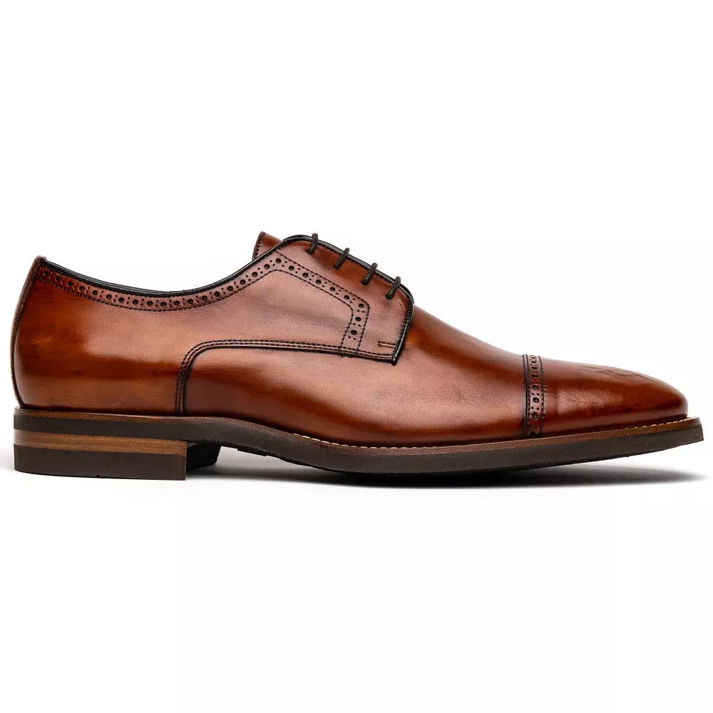 Zelli Giovanni Cap Toe Brogues Cognac (25-548-CGN)