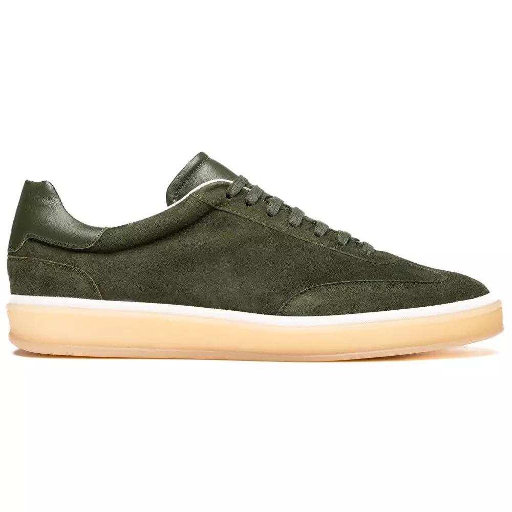 Zelli Gotti Suede & Leather Sneaker Olive (66-270-OLV)