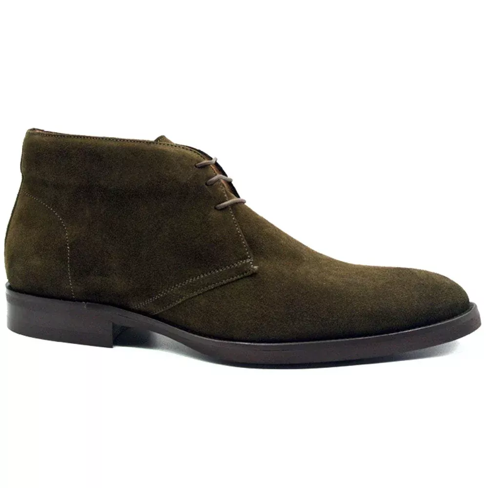 Zelli Marco Suede Chukka Boots Olive (46-592-OLV)