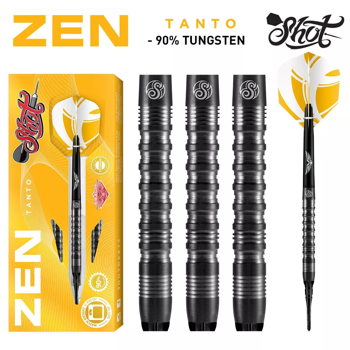 Zen Tanto Soft Tip Dart Set
